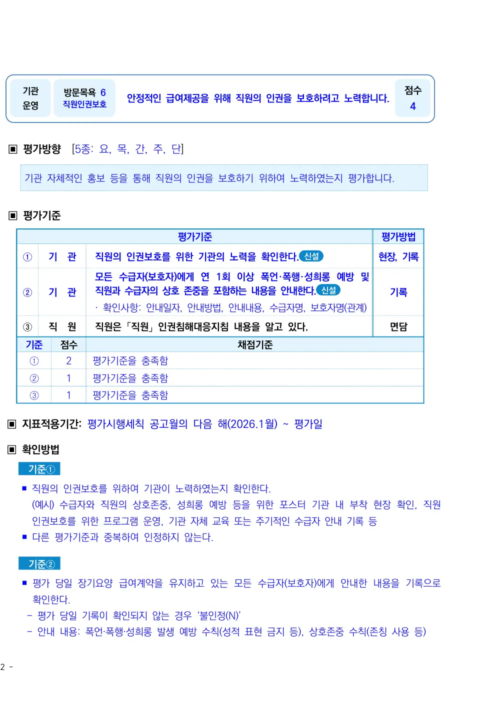 2026년 방문목욕 평가매뉴얼 원본 쪽 1/3