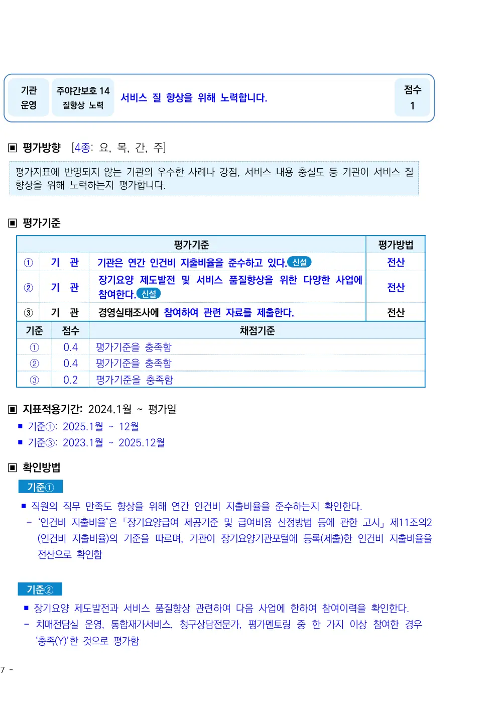 2026년 주야간보호 평가매뉴얼 원본 쪽 1/1