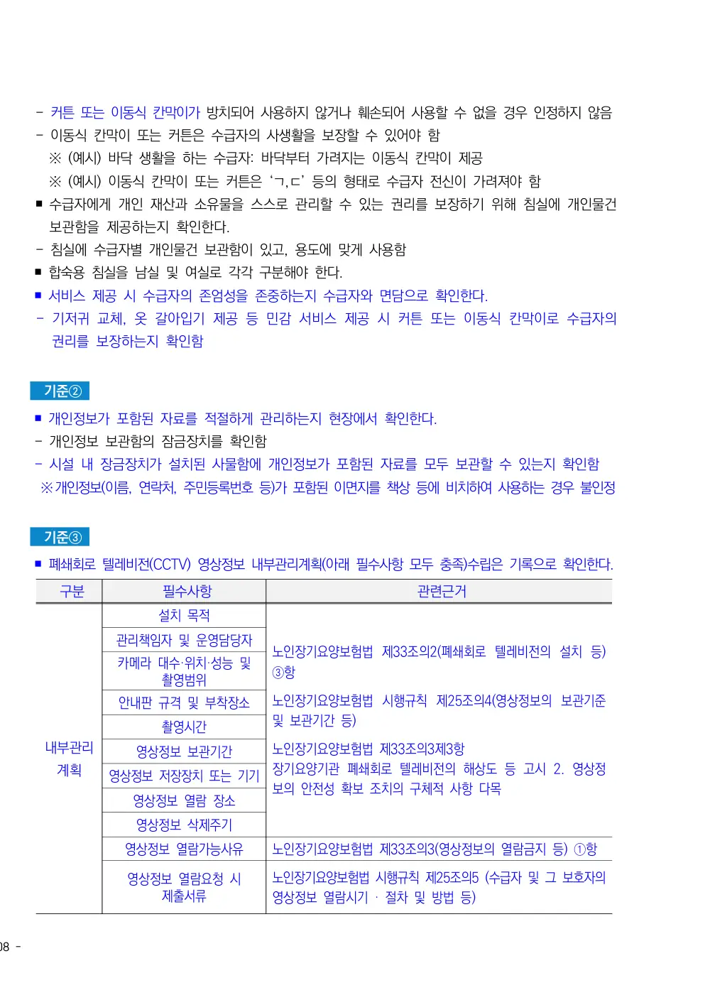 2025년 시설급여(노인요양공동생활가정) 평가매뉴얼 원본 쪽 2/7