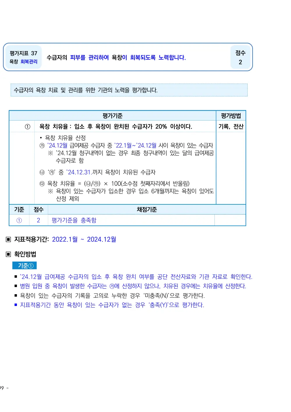 2025년 시설급여(노인요양공동생활가정) 평가매뉴얼 원본 쪽 1/1