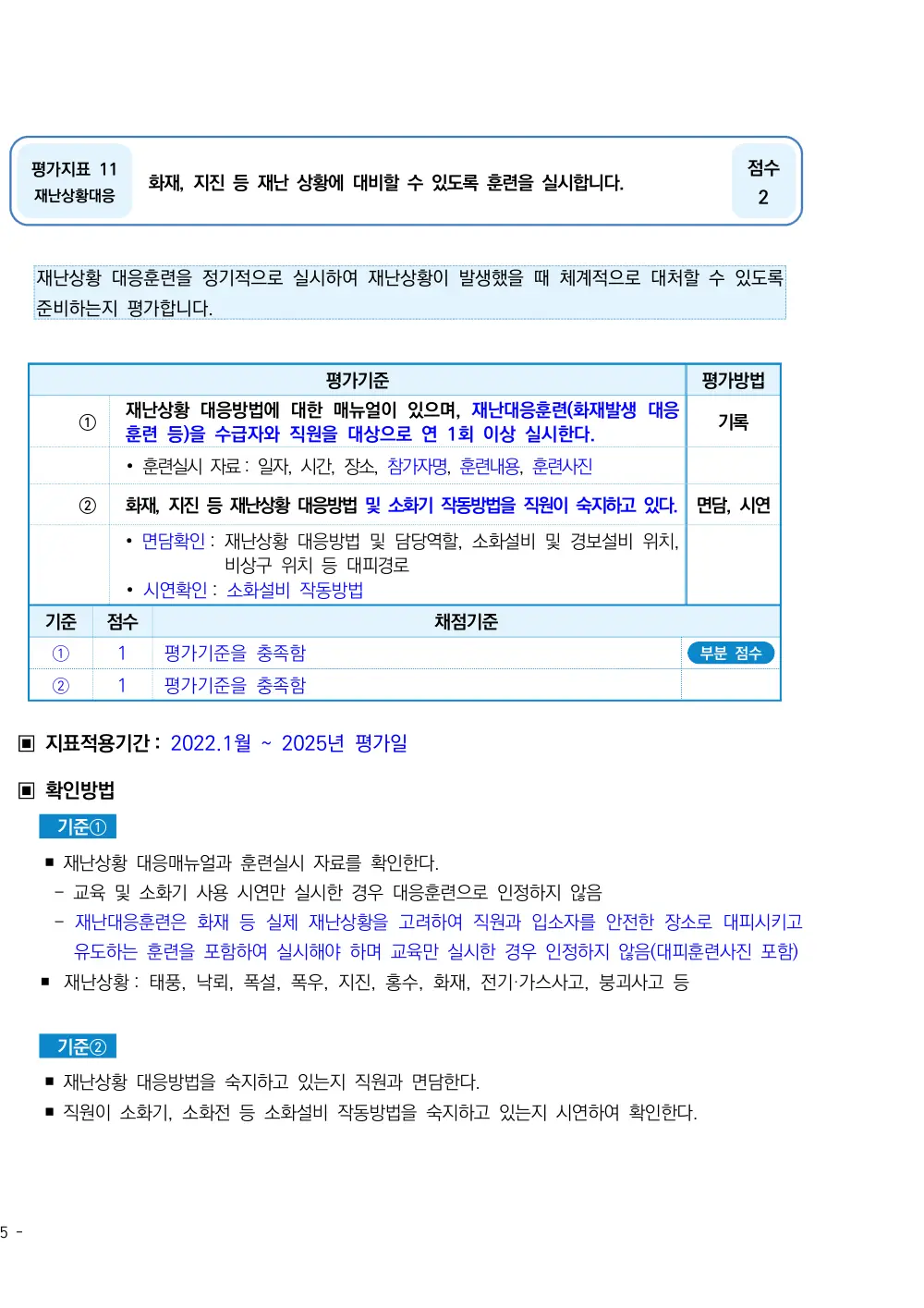 2025년 시설급여(노인요양공동생활가정) 평가매뉴얼 원본 쪽 1/3