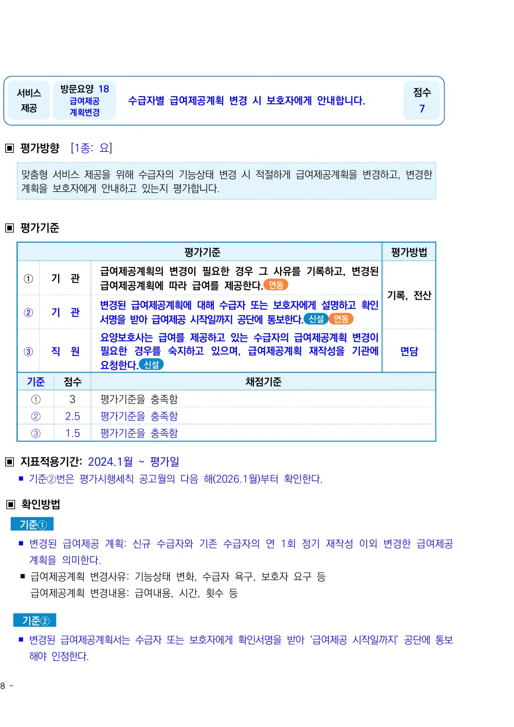 2026년 방문요양 평가매뉴얼 원본 쪽 1/2